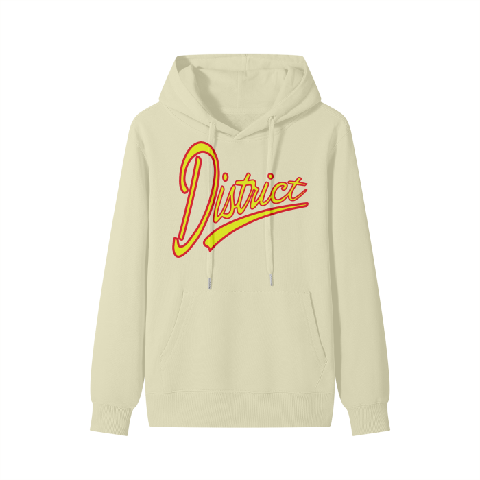 District Hoodie (Red And Yellow)